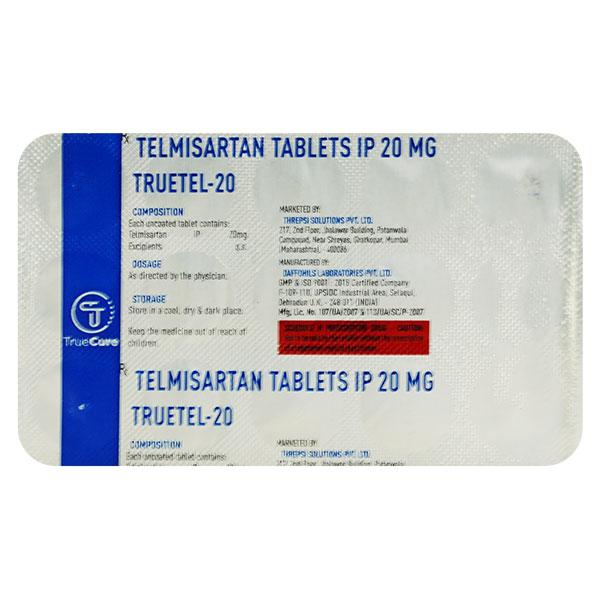 TRUETEL 20 Tablet 15's