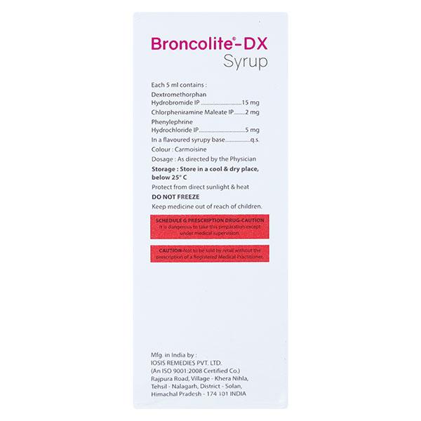 BRONCOLITE DX Syrup 60ml