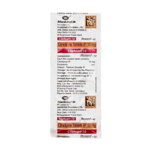 Cilaheart 10mg Tablet 10'S