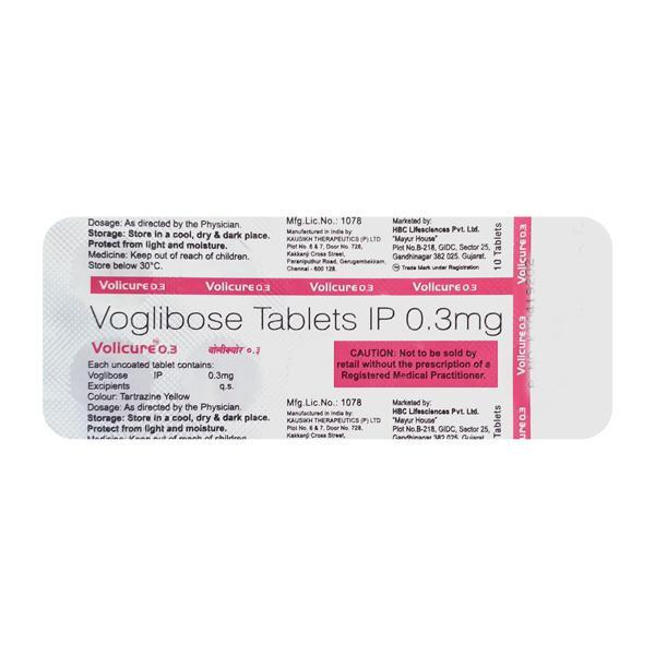 Volicure 0.3mg Tablet 10'S