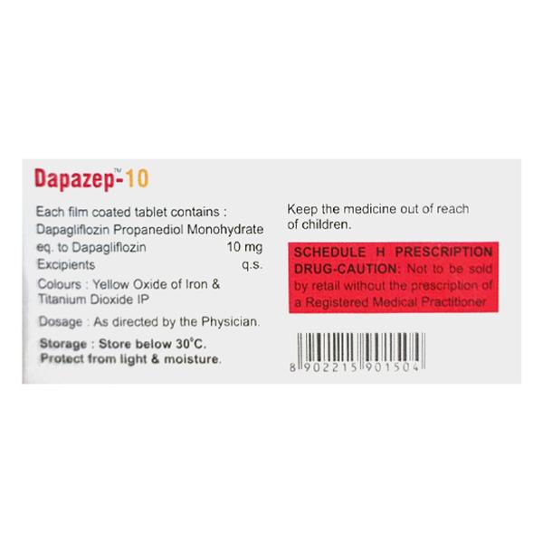 DAPAZEP 10 Tablet 10's