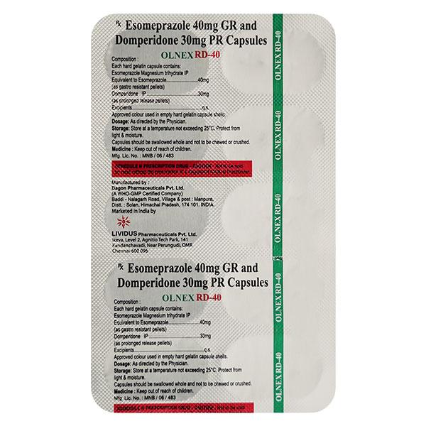 OLNEX RD 40 Capsule 10's