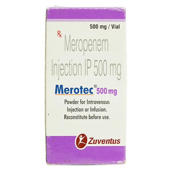 Merotec 500mg Injection 1's