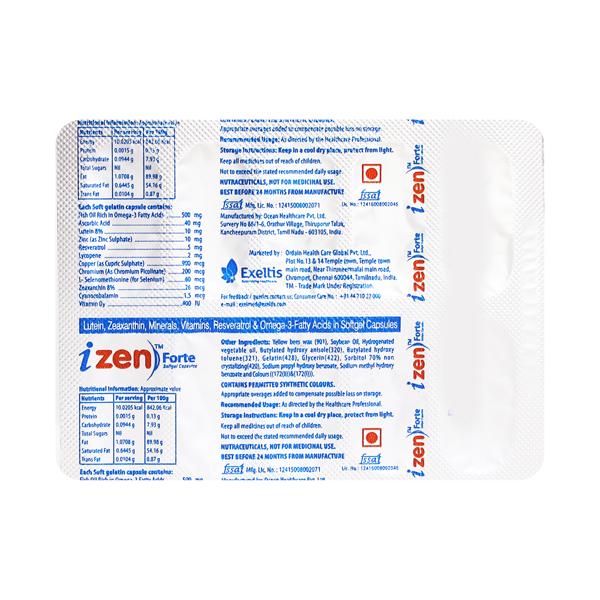 I Zen Forte Capsule 10'S