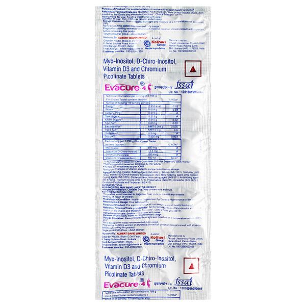 EVACURE 4 Tablet 10's