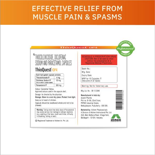 Thioquest Dp4 Capsule 10'S