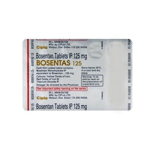 Bosentas 125mg Tablet 10'S