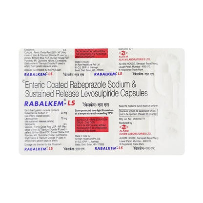 Rabalkem LS 75/20mg Capsule 10'S