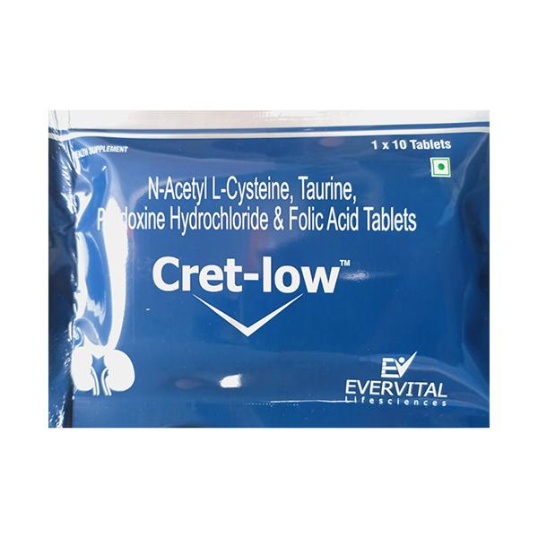 CRET LOW Tablet 10's