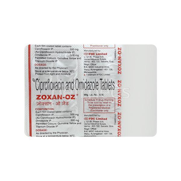 Zoxan OZ Tablet 10'S