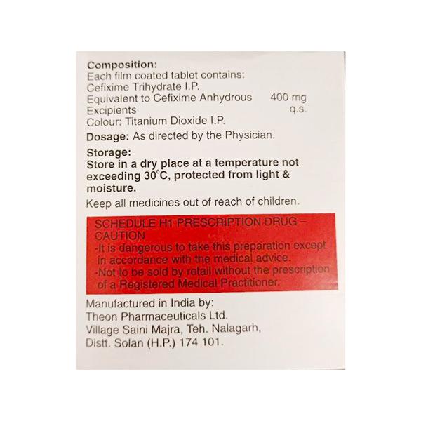 Milixim 400mg Tablet 10'S