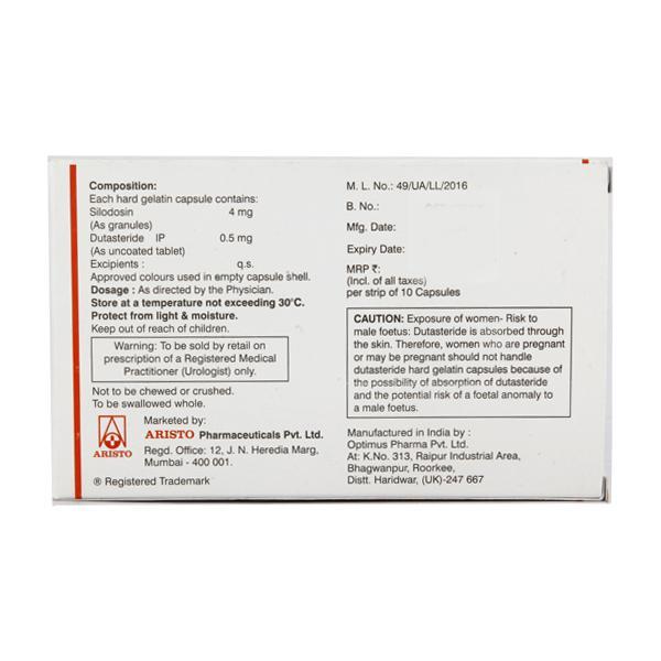 Prostagard D 4 Capsule 10'S