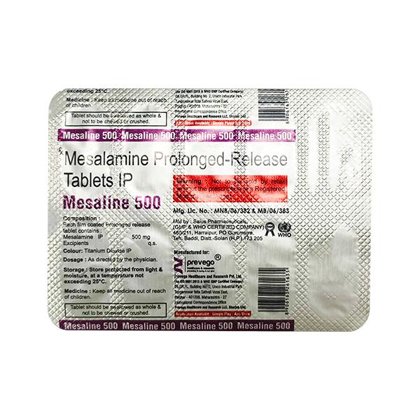 MESALINE 500 Tablet 10's