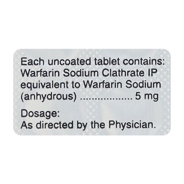 WARF 5mg Tablet 30's