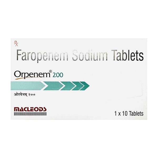 ORPENEM 200 Tablet 10's
