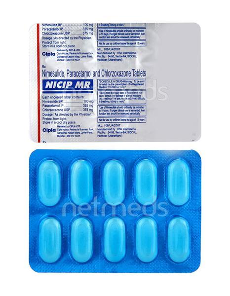 Nicip MR Tablet 10'S