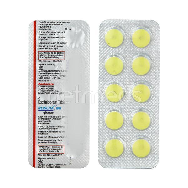 Newcita 20mg Tablet 10'S