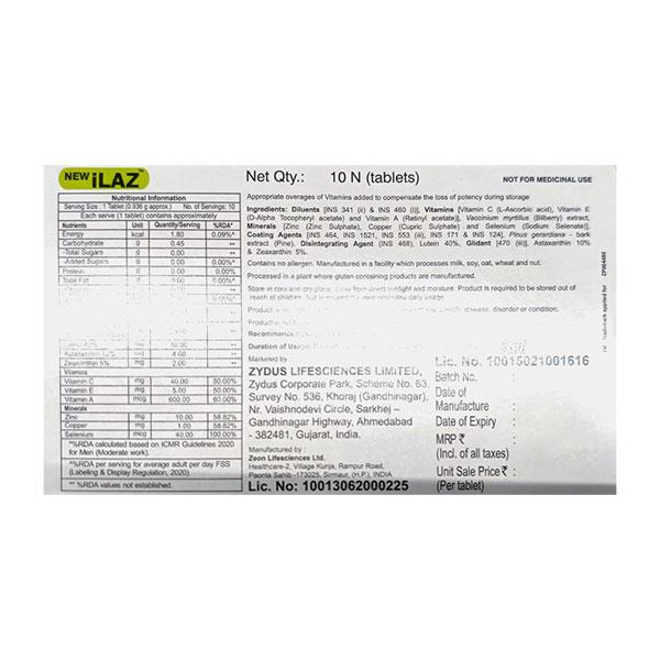 ILAZ NEW GLUTEN FREE Tablet 10's