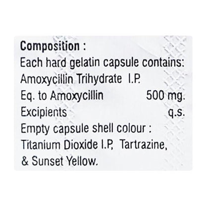 ZYMOX 500 Capsule 10's