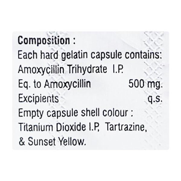 ZYMOX 500 Capsule 10's