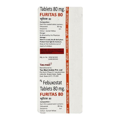 Furitas 80mg Tablet 10'S