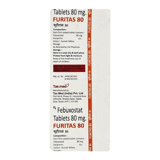 Furitas 80mg Tablet 10'S
