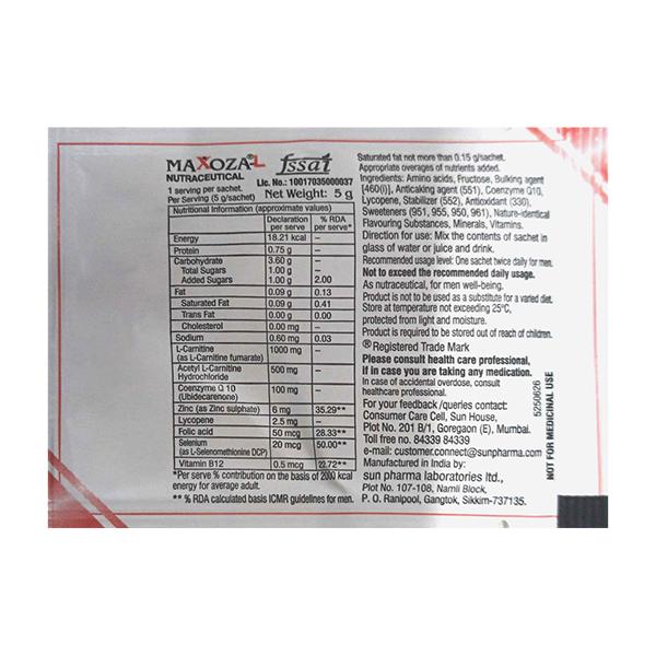 MAXOZA L NUTRACEUTICAL (MEN) Powder 5g