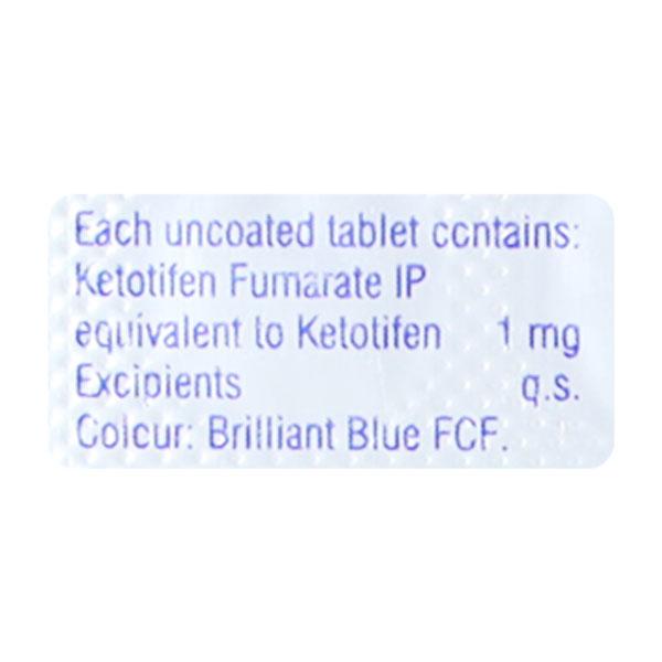 Ketasma Tablet 10'S