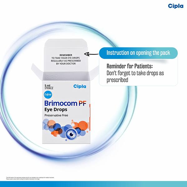 BRIMOCOM PF New Eye Drops 10ml