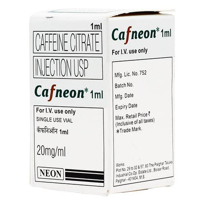 CAFNEON 20mg Injection 1ml