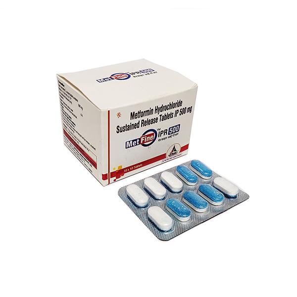 Metfine Ipr 500mg Tablet 10'S