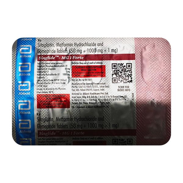 SIAGLIDE MG 1 FORTE Tablet 10's