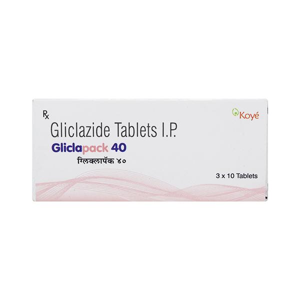 Gliclapack 40mg Tablet 30'S