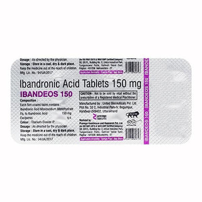 IBANDEOS 150 Tablet 1's - Global Surgicals