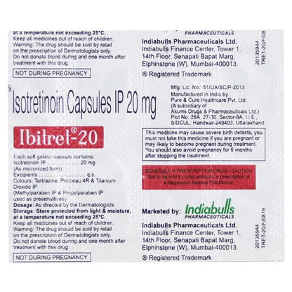 Ibitret 20mg Softgel 10'S - Global Surgicals