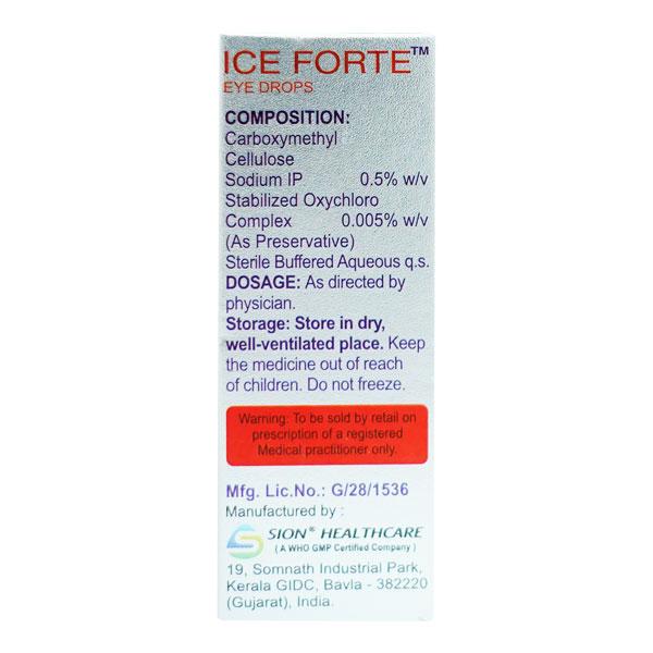 ICE FORTE Eye Drops 10ml - Global Surgicals