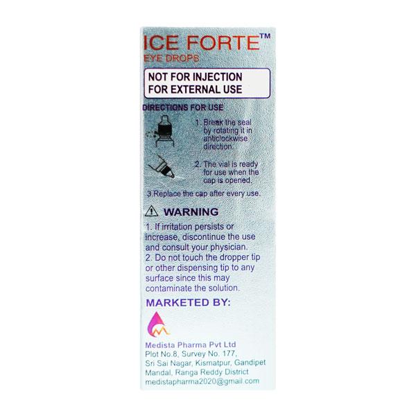 ICE FORTE Eye Drops 10ml - Global Surgicals