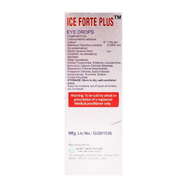 ICE FORTE PLUS Eye Drops 10ml - Global Surgicals