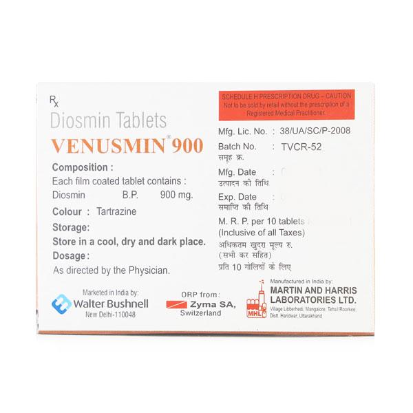 Venusmin 900mg Tablet 10'S