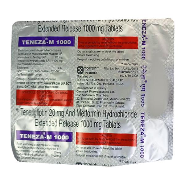 TENEZA M 1000 Tablet 15's
