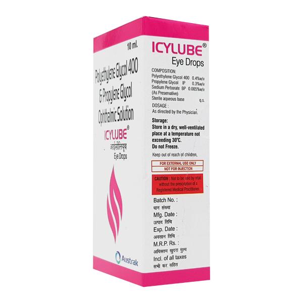 ICYLUBE Eye Drops 10ml - Global Surgicals