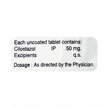 Cilotab 50mg Tablet 10'S