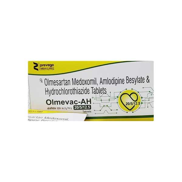 OLMEVAC AH 20/5/12.5 Tablet 10's