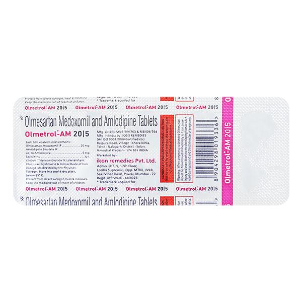 OLMETROL AM 20mg Tablet 10's