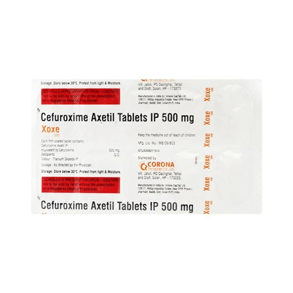 Xoxe 500mg Tablet 10'S