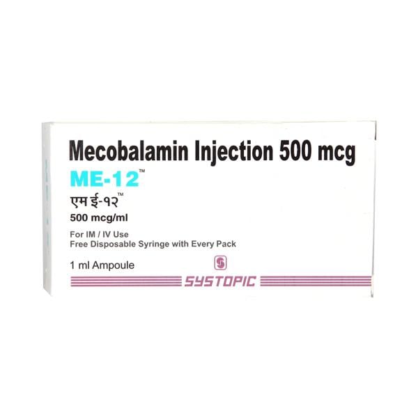 ME 12 500mcg Injection 5X1ml