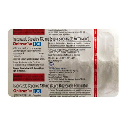 ONITRAZ SB 130 Capsule 10's