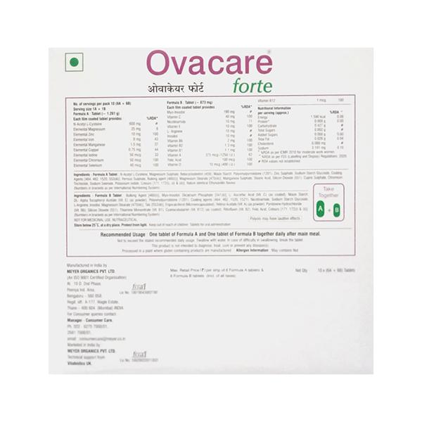 OVACARE FORTE GLUTEN FREE Tablet 12's