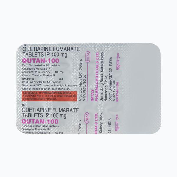Qutan 100mg Tablet 10'S