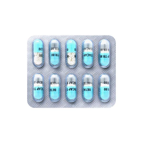 Betacap TR 80mg Capsule 10'S